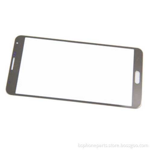 Front panel for Samsung Galaxy Note III, Note 3, grey glass touchscreen with good service